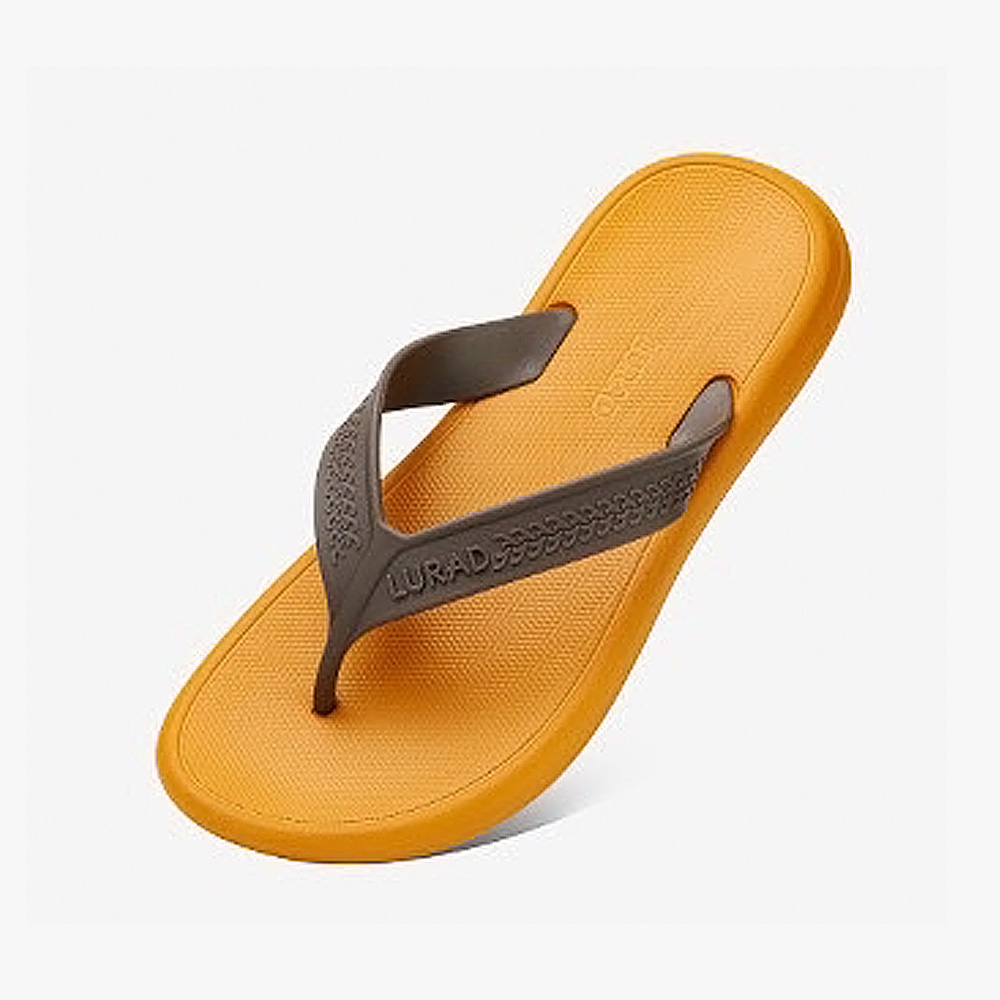 HANG TEN 環保夾腳拖鞋 男鞋 人字拖 旅遊 休閒 逛街 簡約 時尚 Q彈 無異味 耐磨 防滑 黑 黃 灰 綠, , large