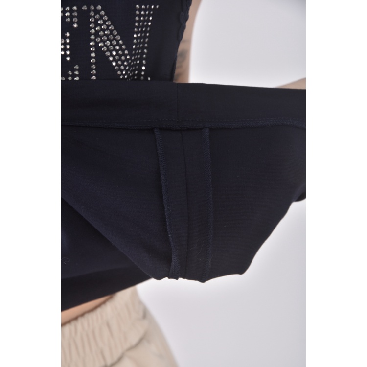 (M) meeijen蕾絲拼接藍色短袖上衣二手衣, , large