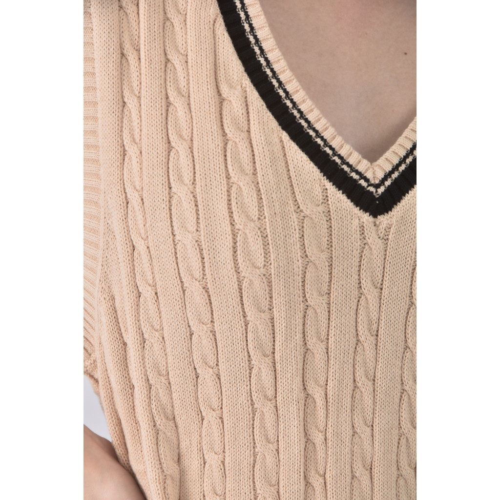 (M) kinloch anderson質感棉質純棉杏色上衣二手衣, , large