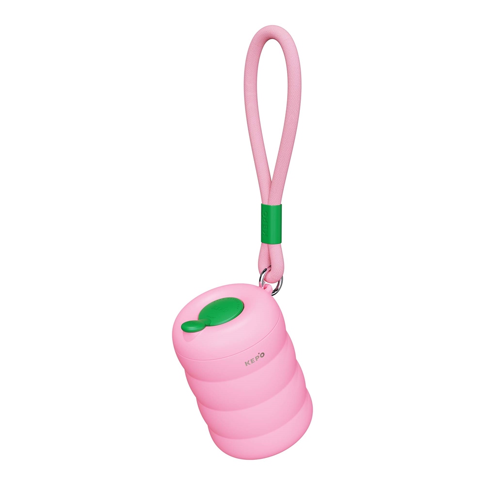 KEPO LQ 400ml KC001 POPO嘭嘭咖啡杯316不銹鋼內膽 白色, , large