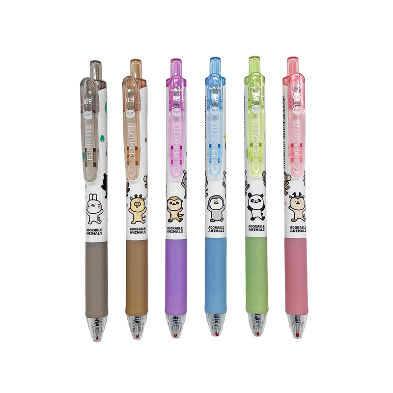 Cute Animal Gel Pen-Brown, , large