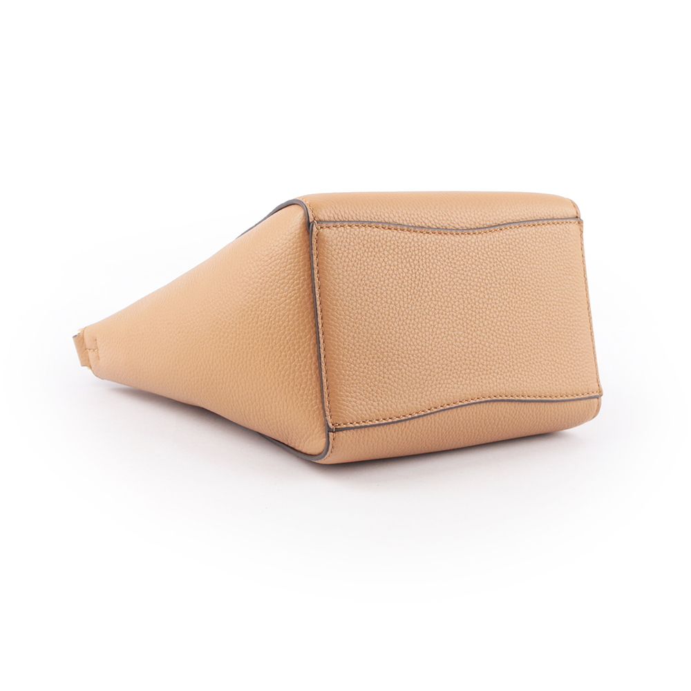 TORY BURCH McGRAW 荔枝皮革小型水桶包/提拉米蘇, , large