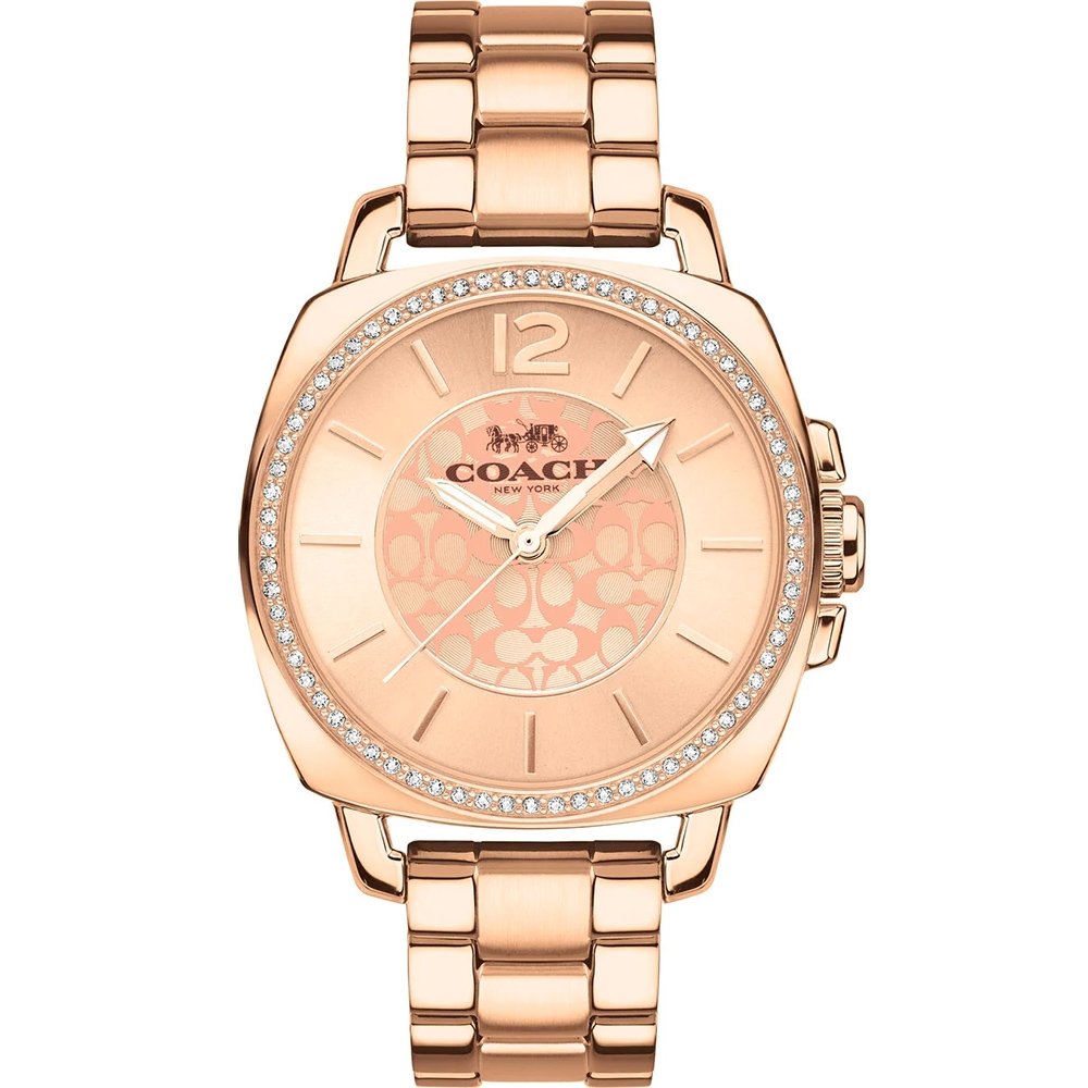 COACH 方圓C字水晶女錶-34mm CO14503142, , large