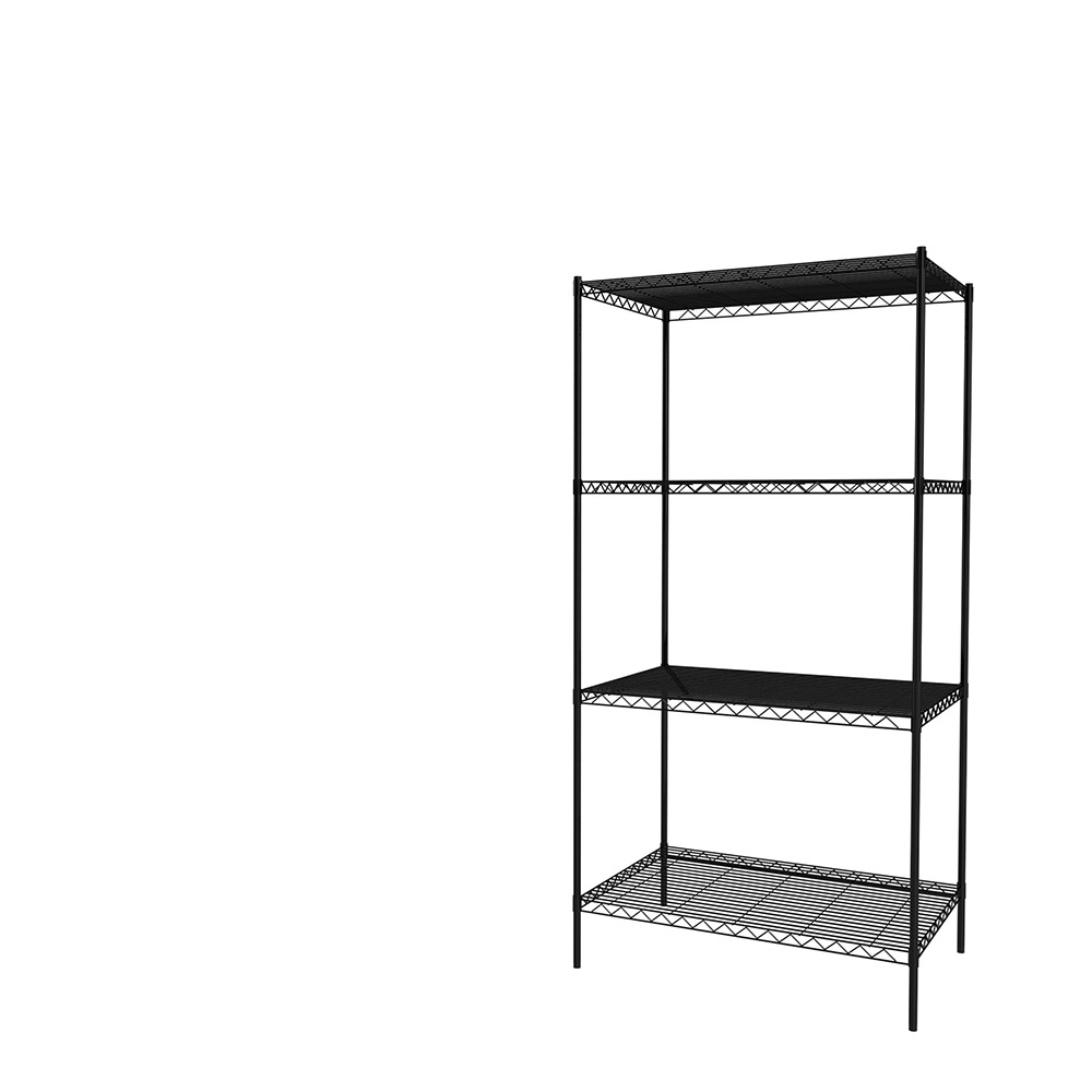 【KIWISH】90X60X210CM四層置物架 單層平均荷重50KG 層架 鐵架 貨架 鐵力士架, , large