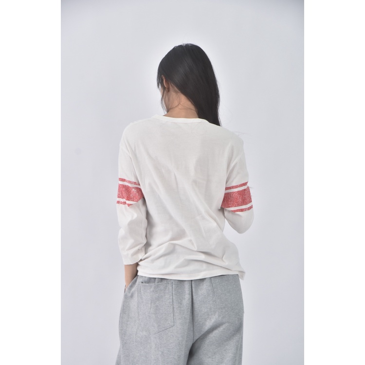 (S) uniqlo棉質純棉白色長袖上衣二手衣, , large