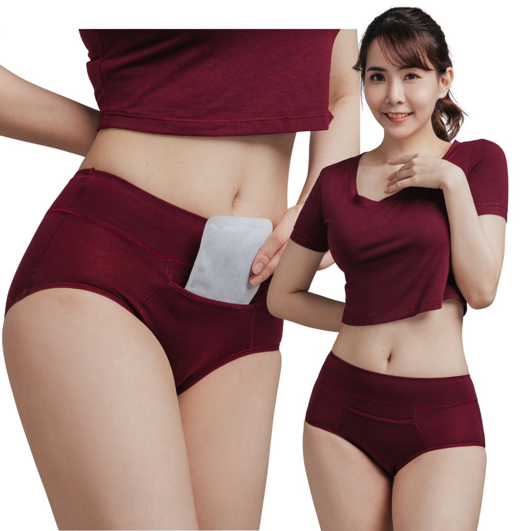 NEONER Tencel high waist period panties