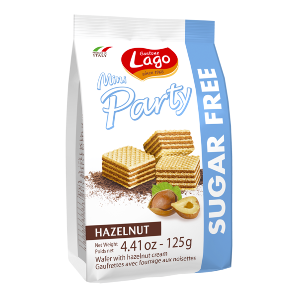 Lago Mini Wafer Sugar Free Hazelnut Crea