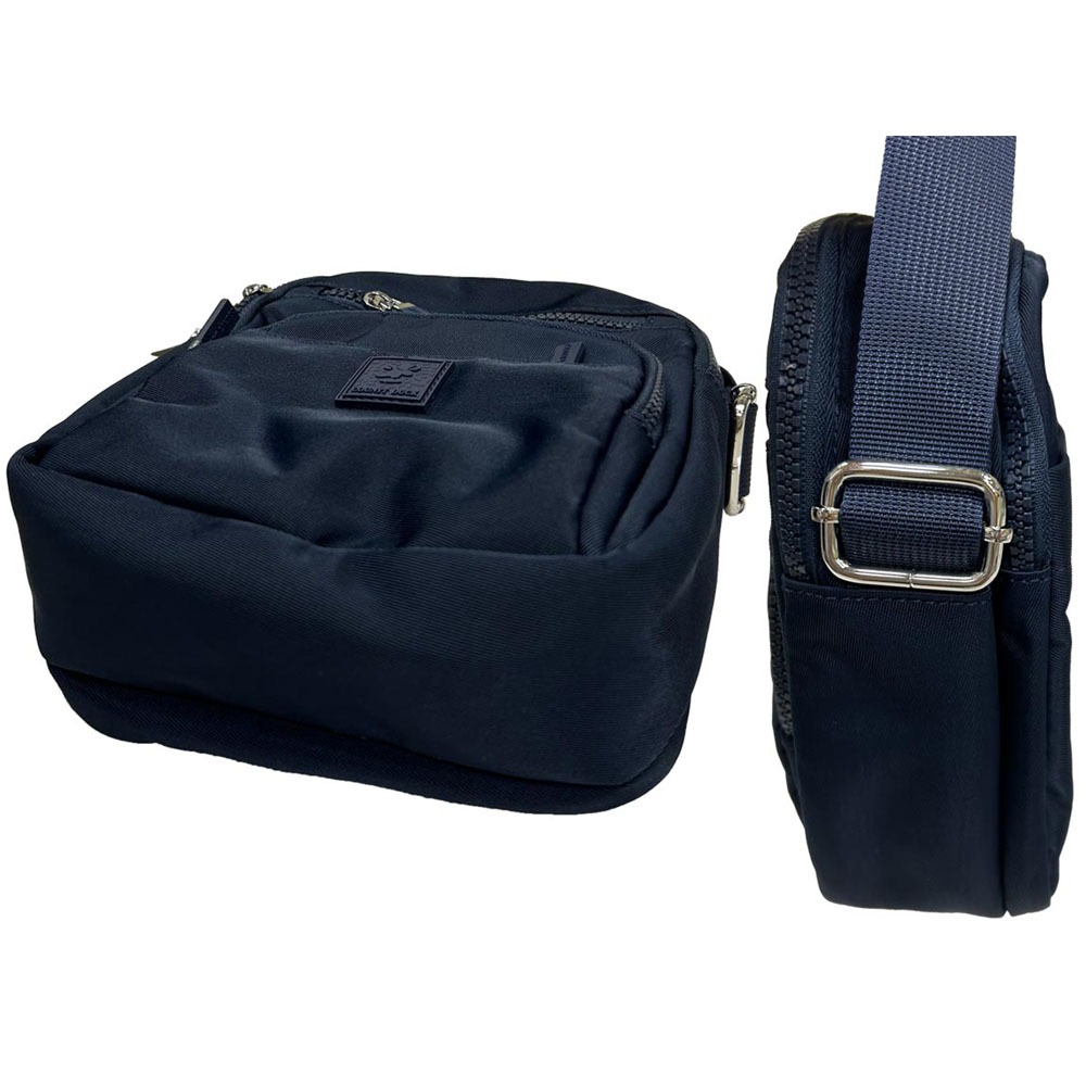 ~雪黛屋~COUNT-DUCK 斜背包小容量二主袋+外袋共六層大齒耐用拉鍊BCD20005560, , large