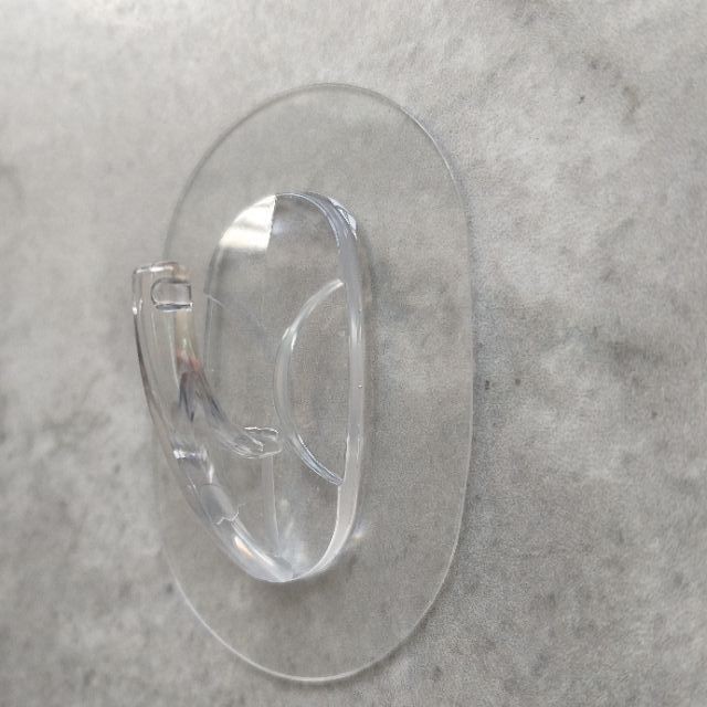 [Beargood sticker] Oval Medium Adhesive Hooks (Set of 4), , large