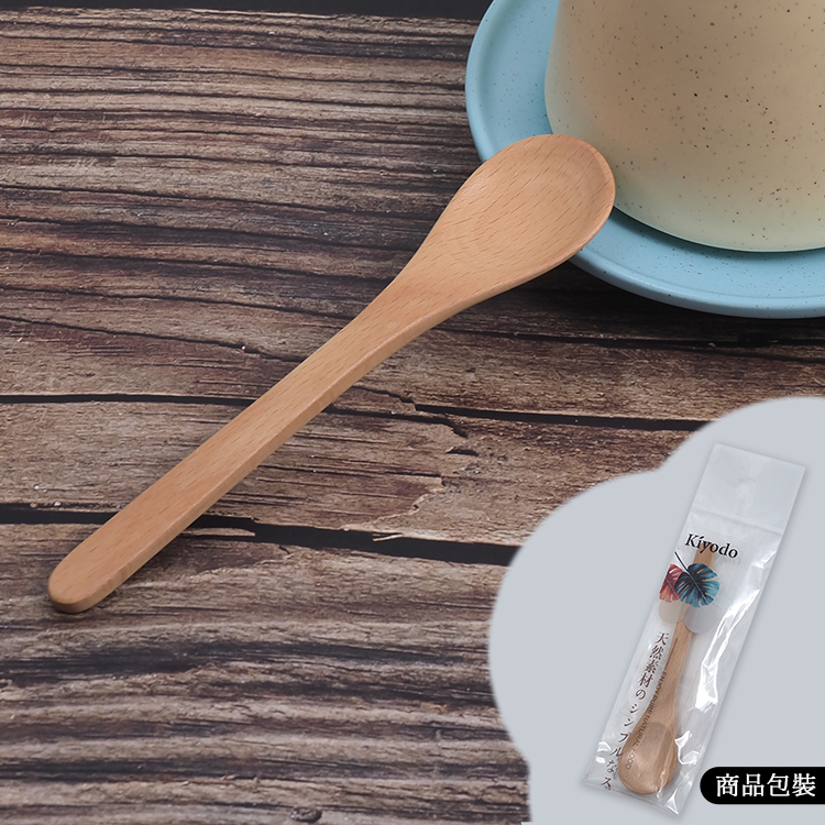 KIYODO手作山毛櫸點心咖啡匙-6入, , large