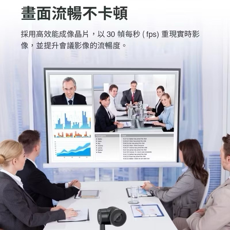 【Leo手機周邊專賣店】PHILIPS飛利浦 AI智慧人像追蹤視訊會議攝影機, , large