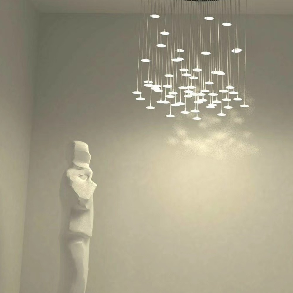 【H&R安室家】 五燈雨滴LED吊燈 ZA0112, , large