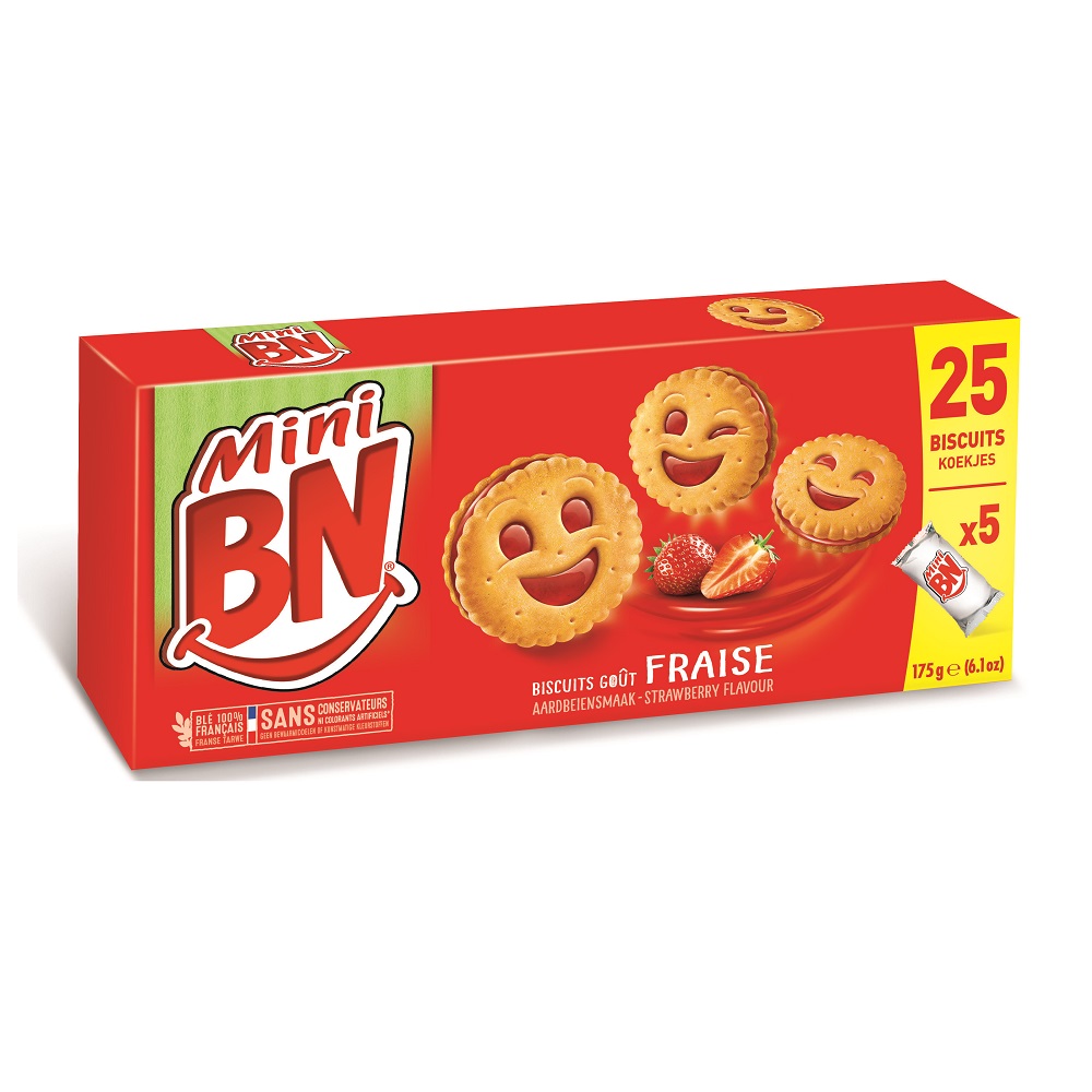 BN Mii Strawberry Biscuits, , large