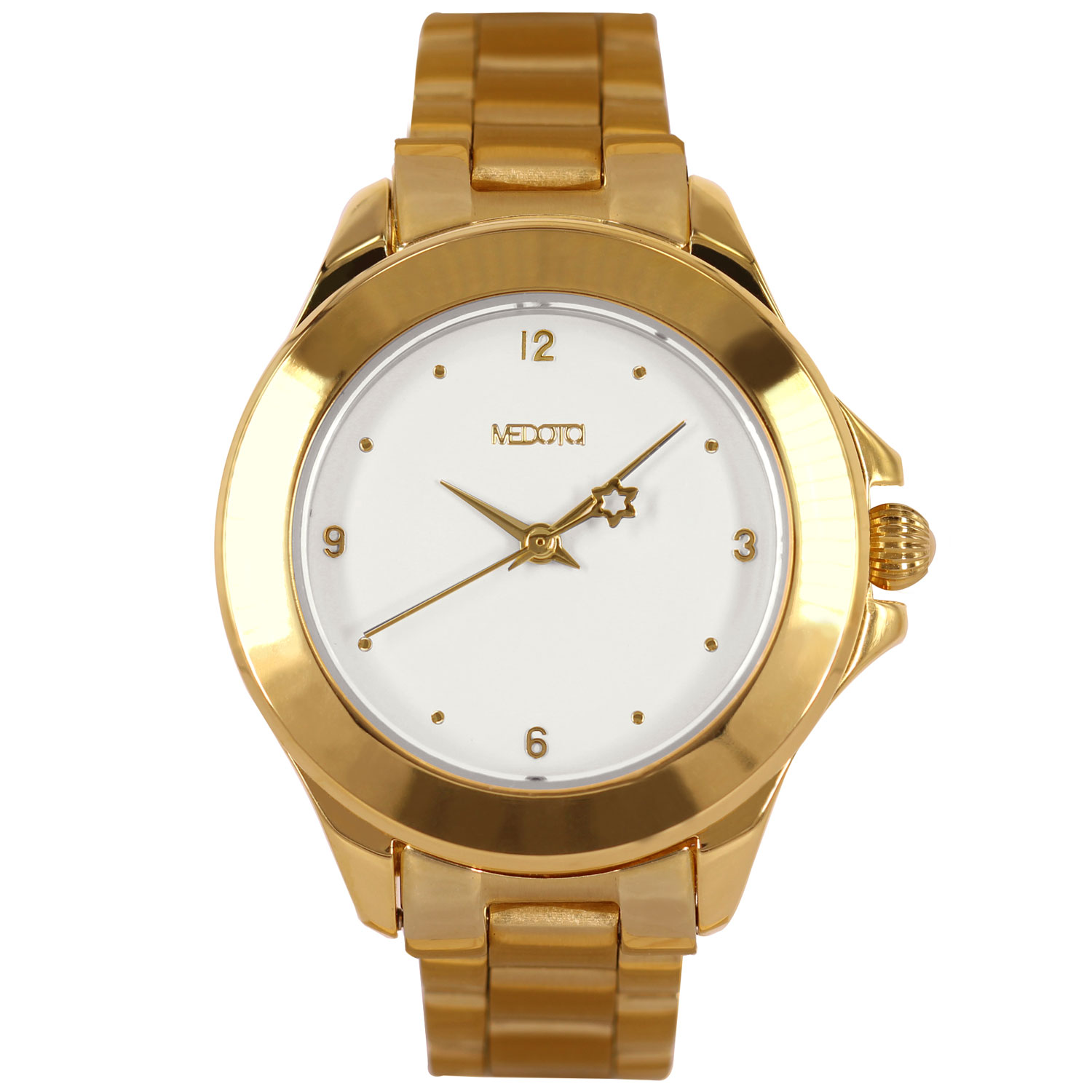 [MEDOTA] DAISY minimalist ladies watch-Gold&White / DS-9805, , large