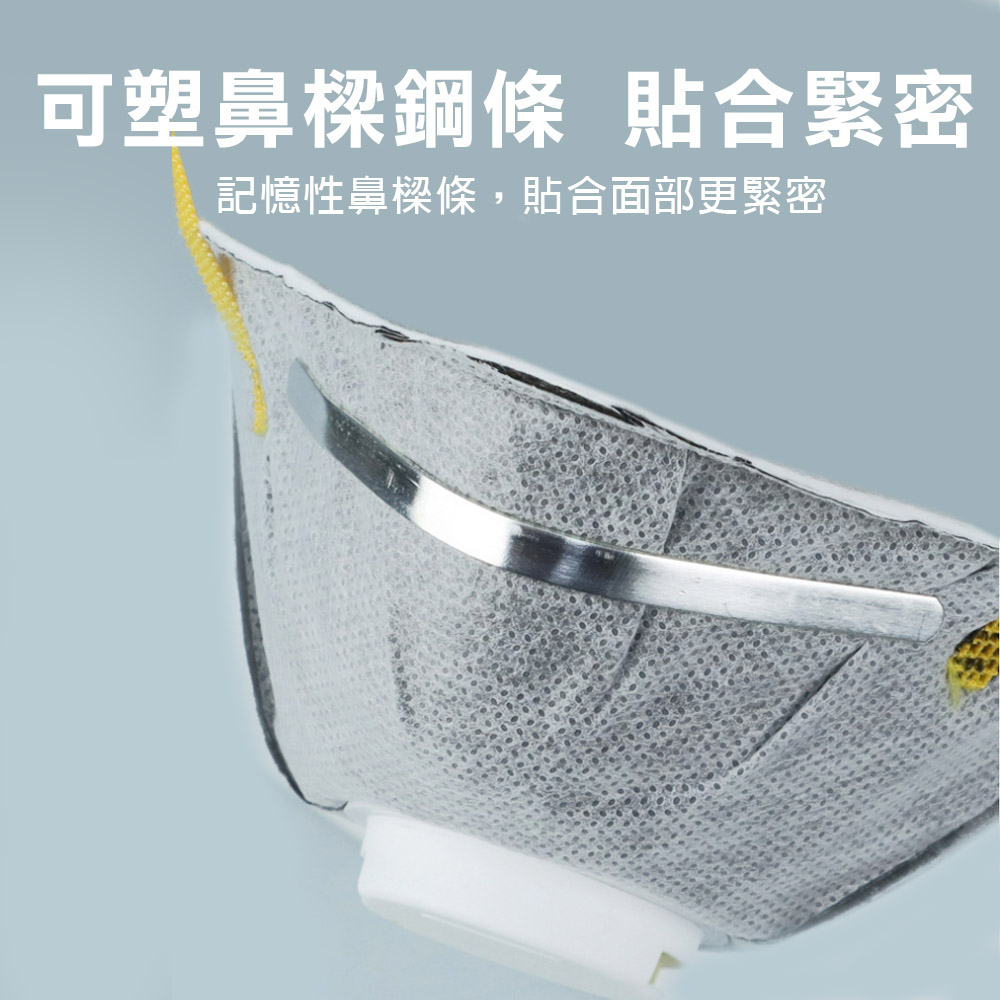 台灣現貨！工業用杯型頭戴式口罩(KN95)  白色/活性碳 一般/帶呼吸閥 頭綁戴式碗型防工業粉塵/顆粒物/飛沫/霧霾, , large