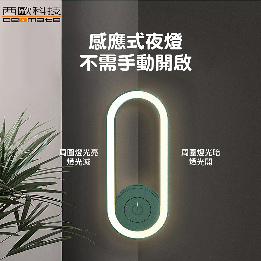 西歐科技 光感超聲波除蚊除蹣夜燈 白色 買一送一, , large
