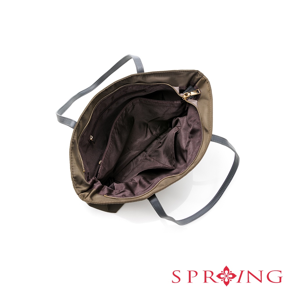 SPRING-質感尼龍托特包大肩背包商務輕便肩背包-多色, , large