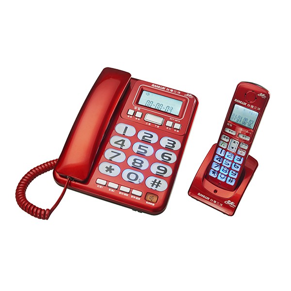 SANLUX 台灣三洋 數位無線子母電話機 DCT-8918, , large