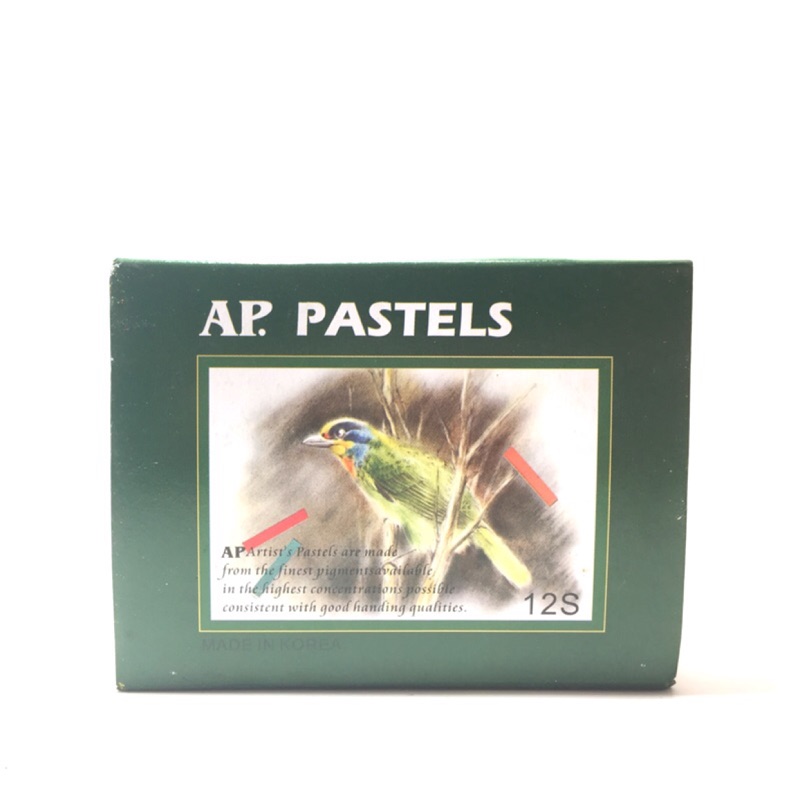 AP 12色(短型)柔性粉彩條*容易掉粉，不介意再購買, , large