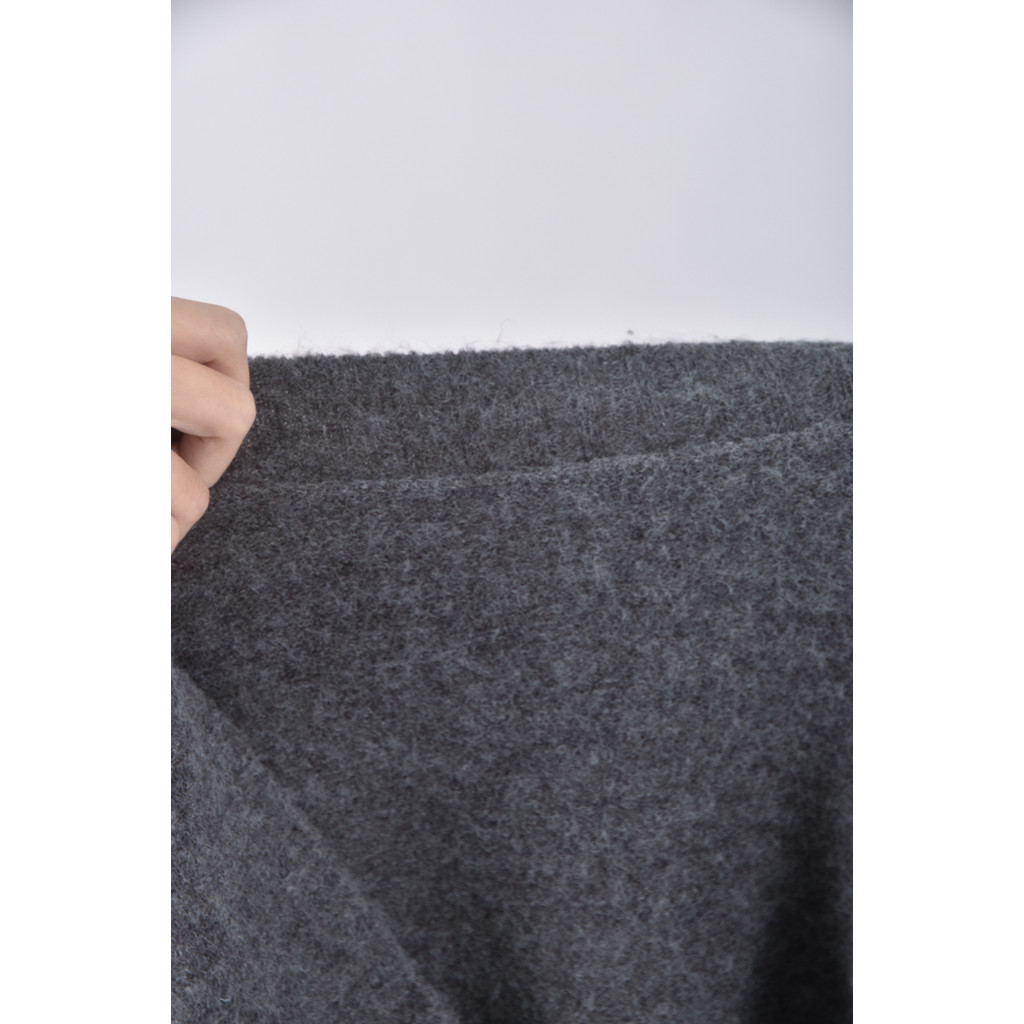 (F) 質感V領灰色上衣二手衣, , large