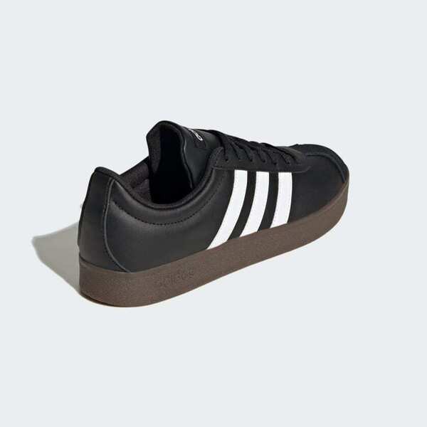 Kixpress-Adidas 愛迪達 VL Court Base 女 運動休閒鞋 舒適 黑 白 [ID3715], , large