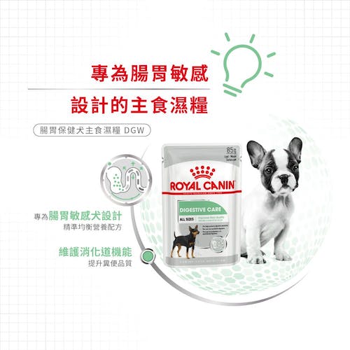 【拉拉寵物小舖】法國皇家 狗主食餐包 DGW 腸胃保健犬主食濕糧 狗主食濕糧, , large