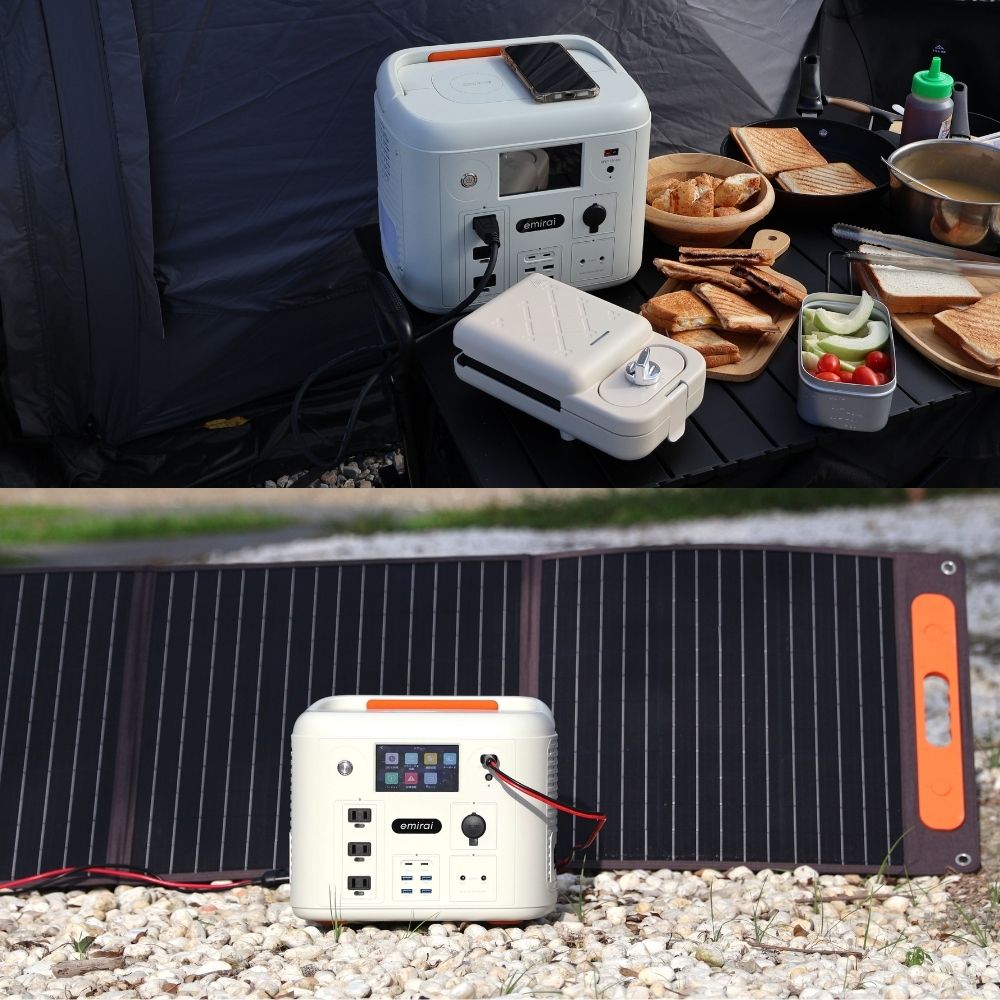 【emirai】次世代行動電站 1500W/1280Wh ｜EMR1500X｜MIRENEX｜沙漠白, , large