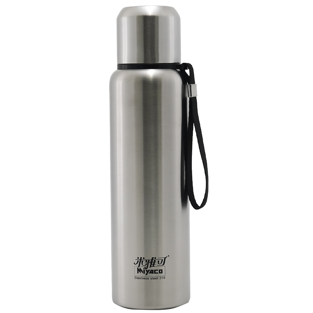 米雅可Koruto 316不鏽鋼真空全鋼保溫瓶-600ml-霧面不鏽鋼色-1入, , large