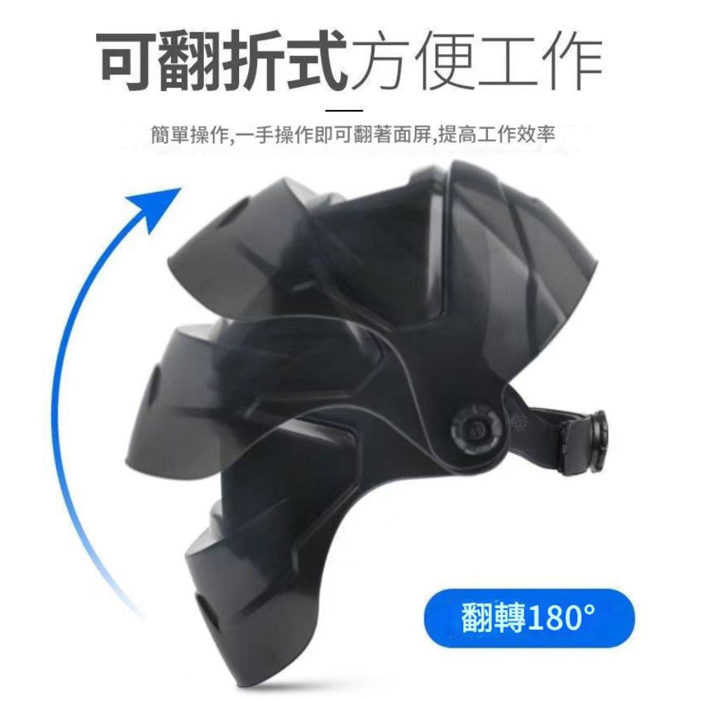 自動變光焊接面罩真彩款+頭燈+10保護片(綠), , large