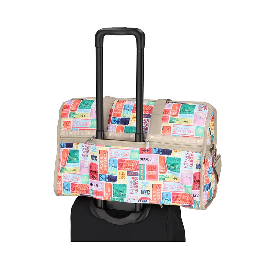 Lesportsac Deluxe Lg Weekender 奢華大型旅行袋 / 旅人的印記, , large