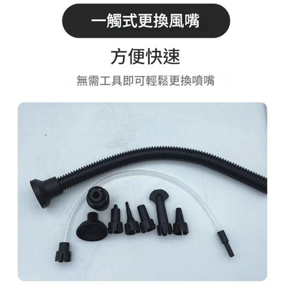 鋰電無刷吹塵槍+5節電池+1充, , large