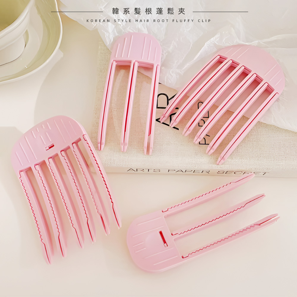 【上手家居】韓系髮根蓬鬆夾 六爪(瀏海夾/高顱頂髮夾/髮根夾/蓬鬆夾/髮量蓬鬆器), , large