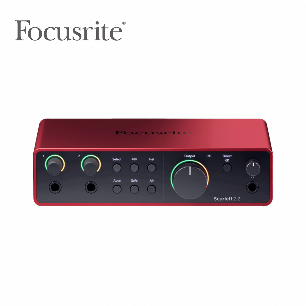 Focusrite Scarlett 2i2 錄音介面 第四代 【敦煌樂器】, , large