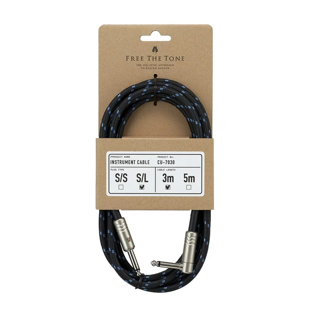 FREE THE TONE CU-7030 S/L 樂器編織導線 3米【敦煌樂器】, , large