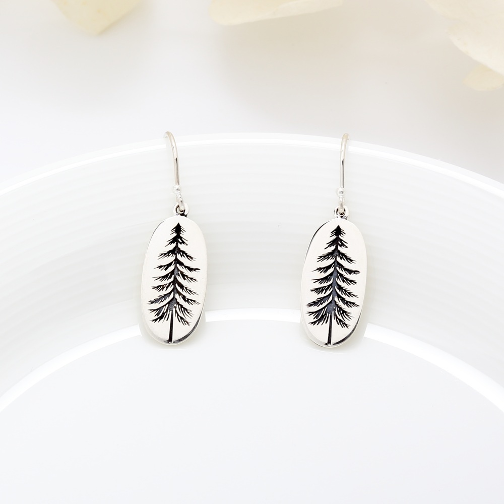 【Angel & Me】生命之樹 森林 大樹 s925 純銀耳環 聖誕 生日禮物, , large