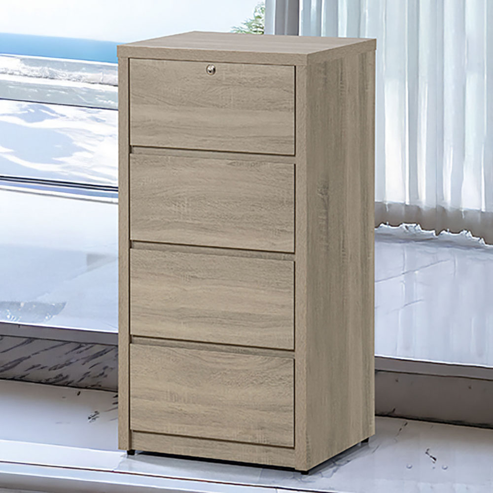 【Hampton 漢汀堡】特克灰梧桐小四斗櫃, , large