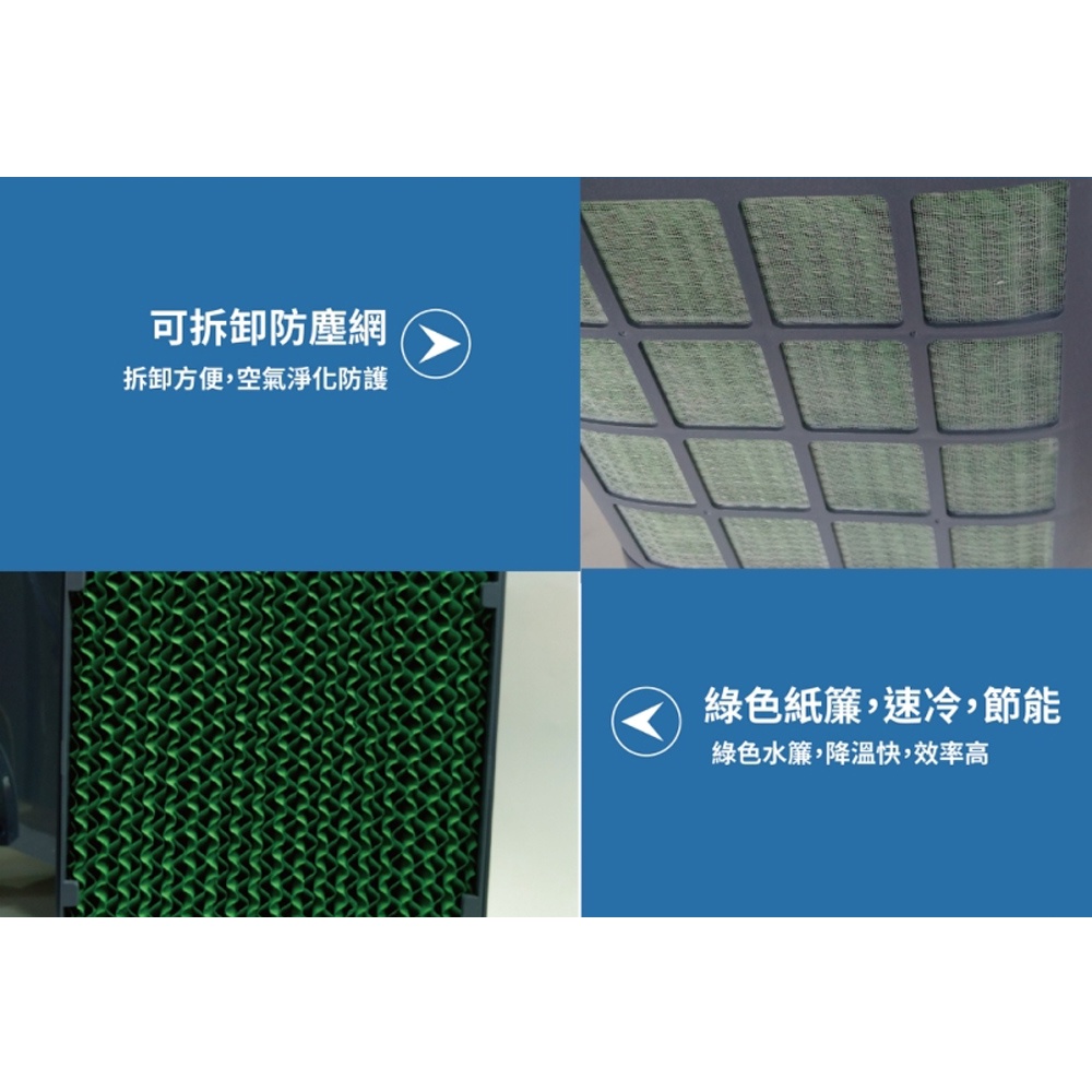 LAPOLO 7L 3段速低噪音快涼水冷扇 LA-6507, , large