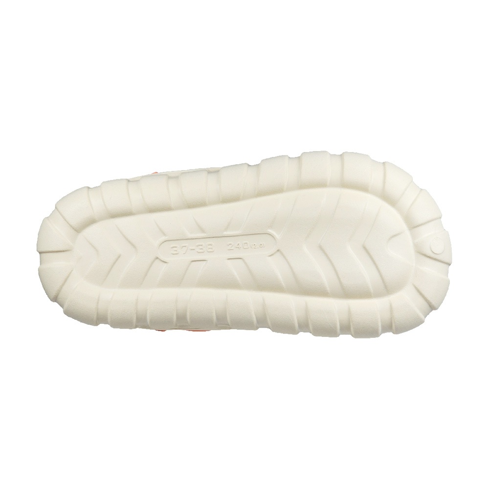 ROAD EASY 輕量透氣洞洞鞋 女鞋 拖鞋 涼鞋 時尚 可愛造型鞋扣 自由擺搭 回彈 穩定 厚底 增高 止滑 白 米, , large