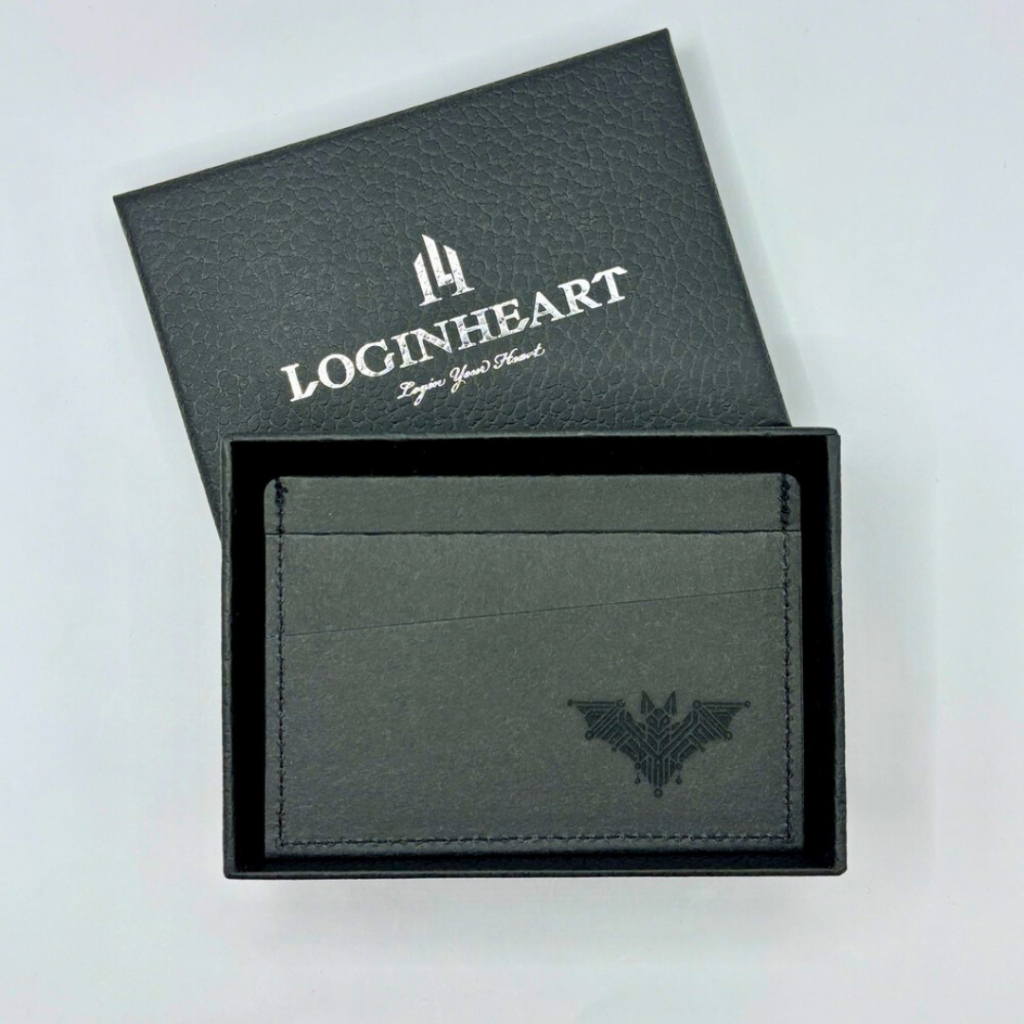 [LOGINHEART]蝠氣來_經典純黑 全防護屏蔽感應卡夾  5卡層皆受屏蔽 防盜刷 防消磁 台灣製造獨家精品, , large