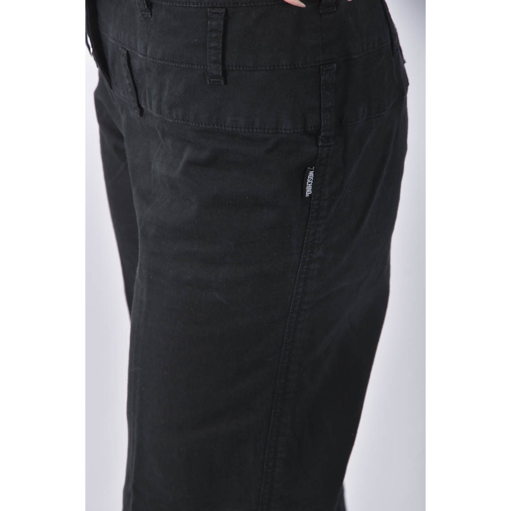 (XL) moschino高腰高腰黑色長褲二手衣, , large