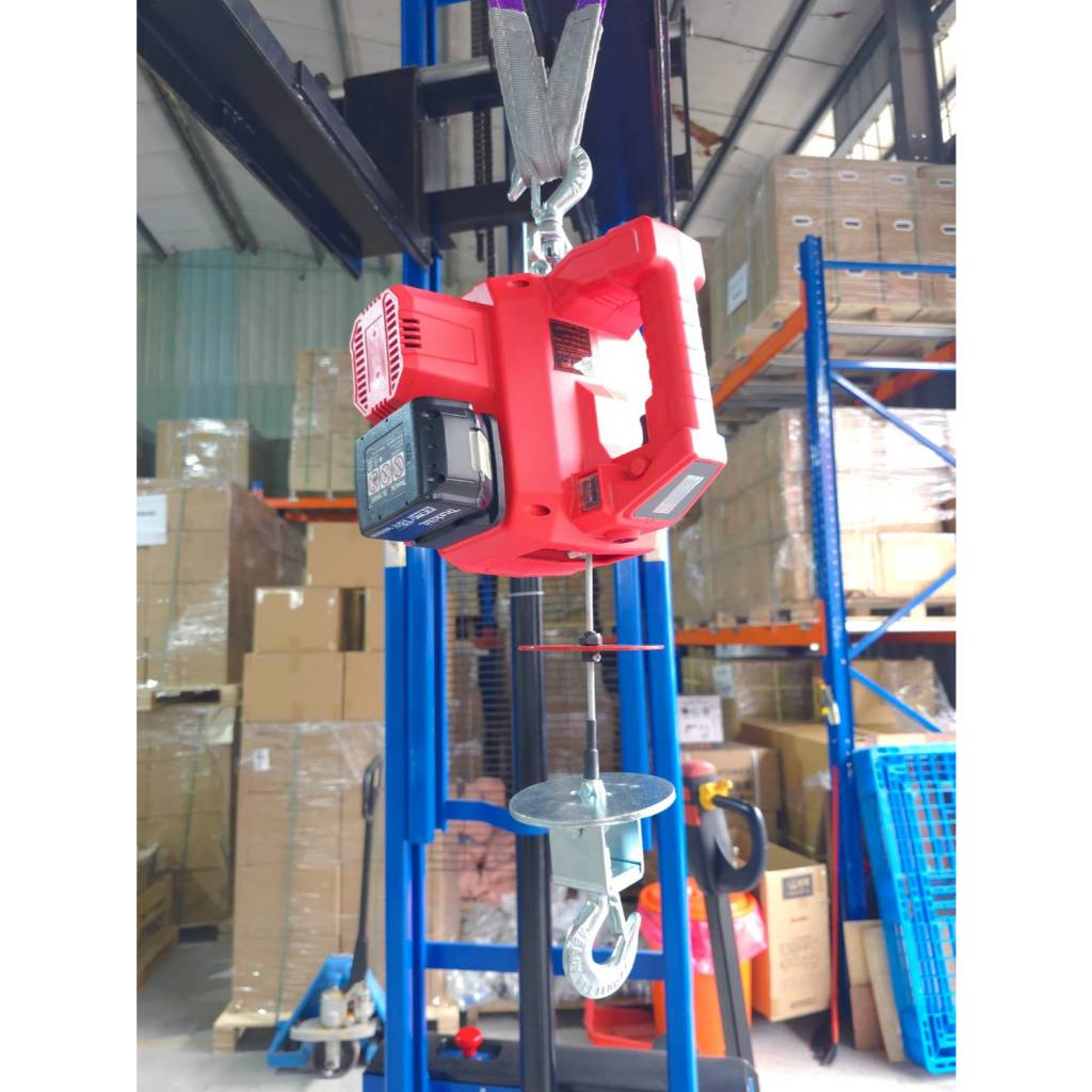 WIN五金 台灣品牌 松盈牌 SONG WIN 18V無刷便攜式小吊車 18V小金剛 電動小金剛 高樓小吊車 便攜式, , large