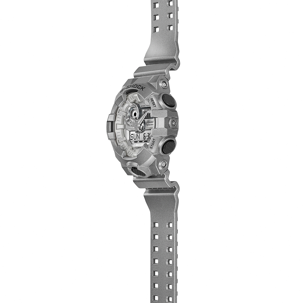 CASIO 卡西歐 G-SHOCK 科幻未來金屬色手錶 GA-700FF-8A, , large