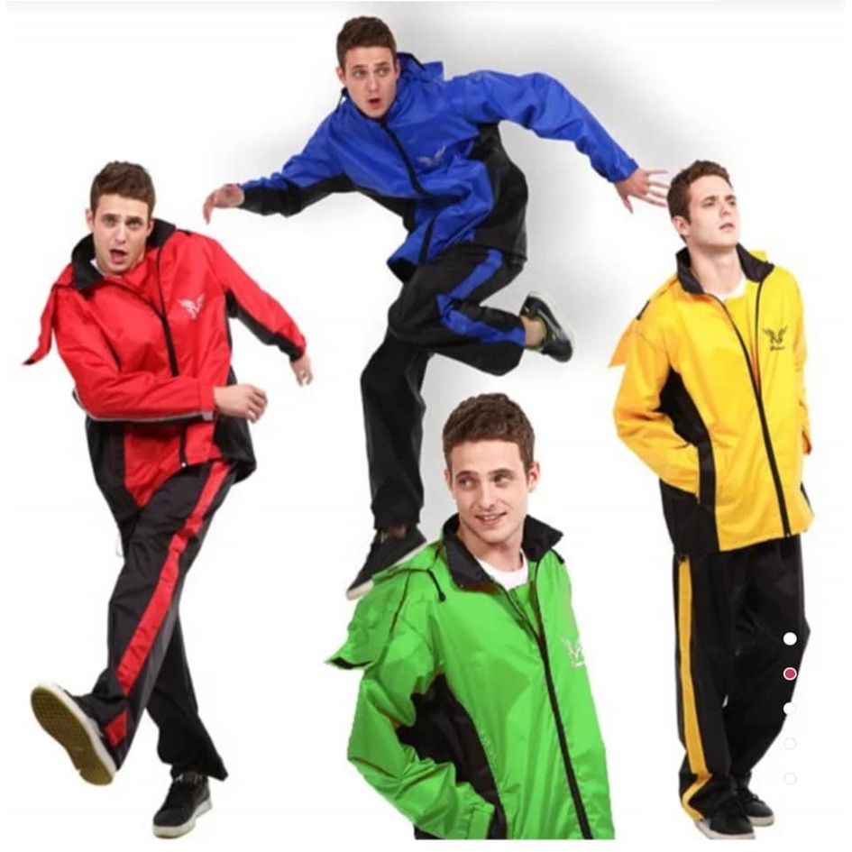 【周周生活】晴雨選品館｜東伸 日系運動風 成人兩件式兩截機車風雨衣, , large