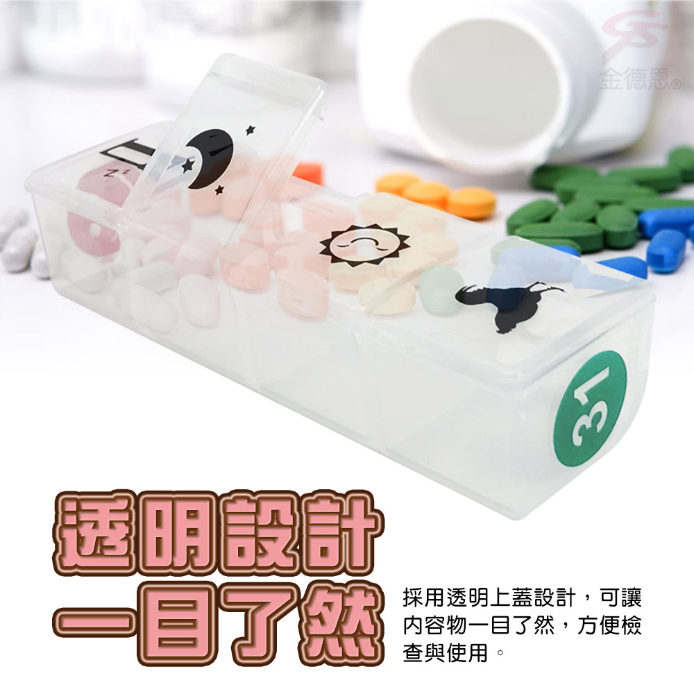 GS MALL 31日微笑透明藥盒 藥盒 隨身藥盒 收納藥盒 31日藥盒 微笑藥盒 透明藥盒 收納盒, , large