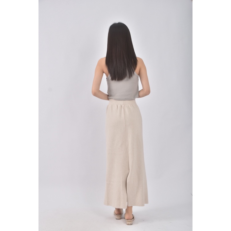 (M) 【依庭私服】質感杏色長裙二手衣, , large