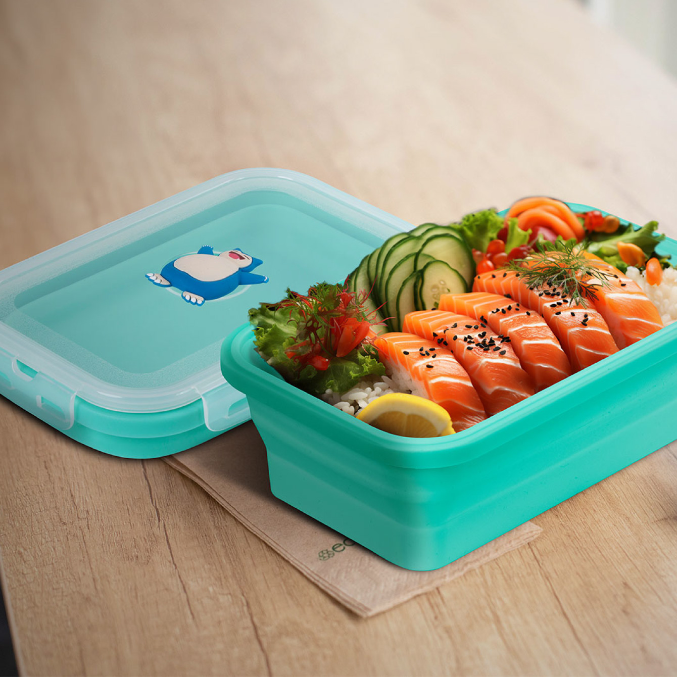 Silicone Foldable Food Container-SNL-8, , large