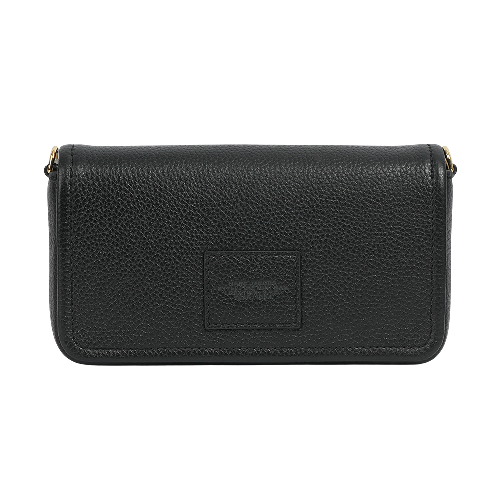 MARC  JACOBS 粒面皮革迷你斜背包WOC/手拿包/黑色, , large