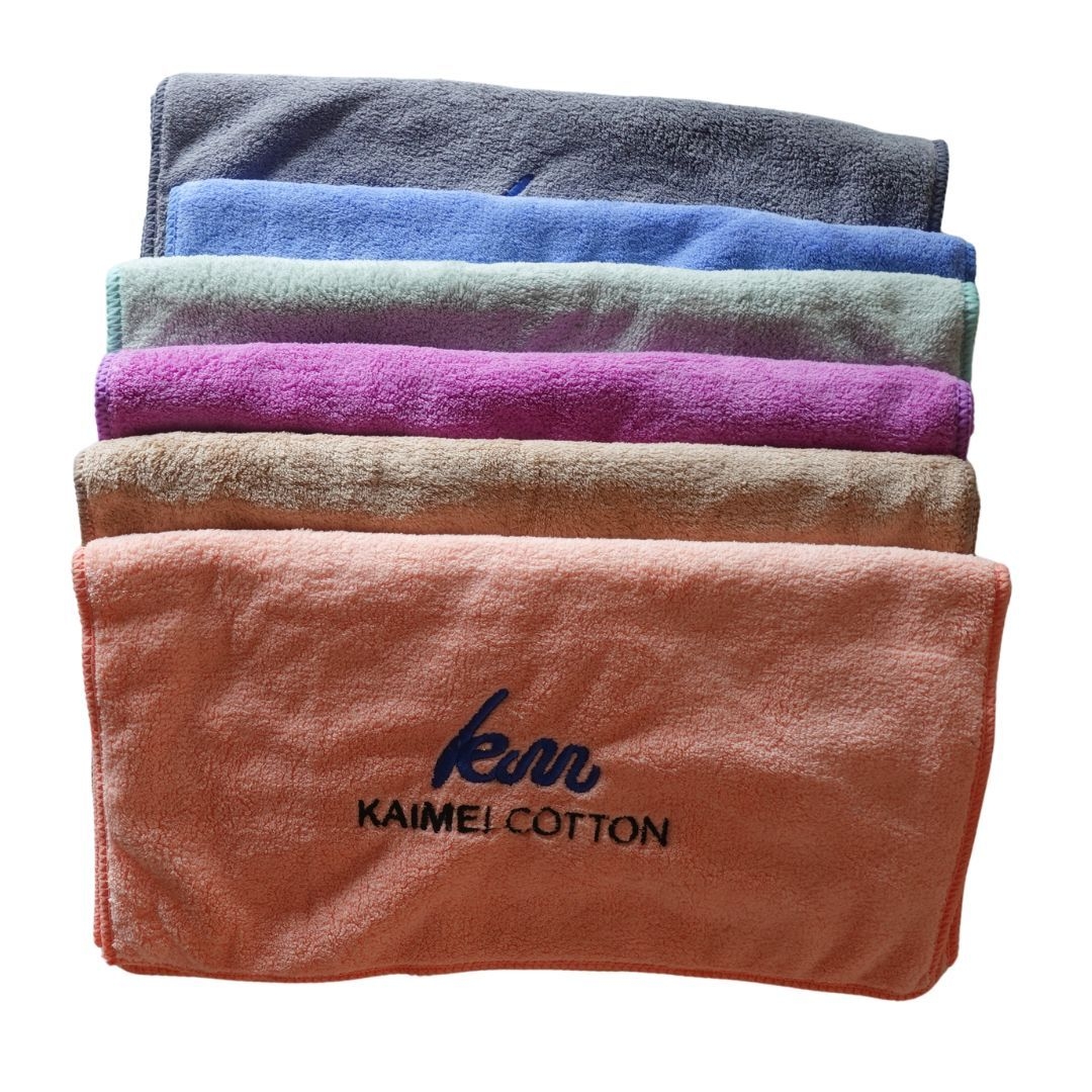 頂級開纖紗超厚實細纖維柔軟強力吸水毛巾/擦髮巾, , large