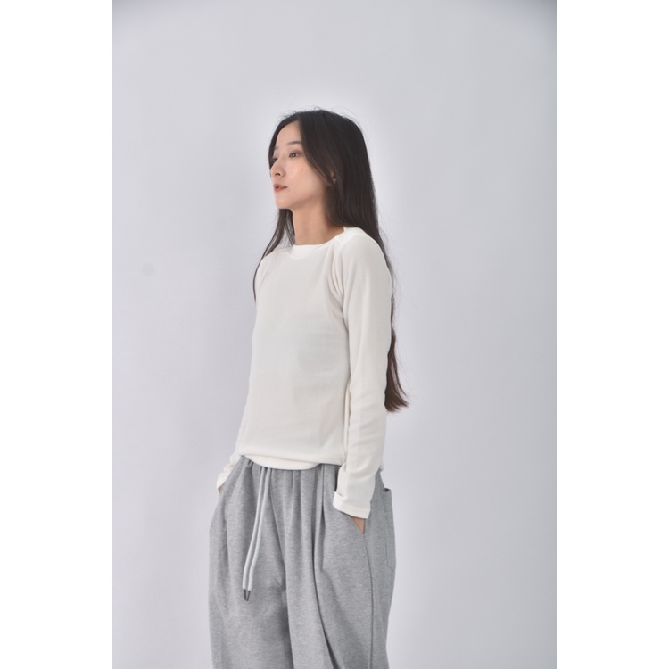 (S) jenny eyelet韓牌質感白色長袖上衣二手衣, , large