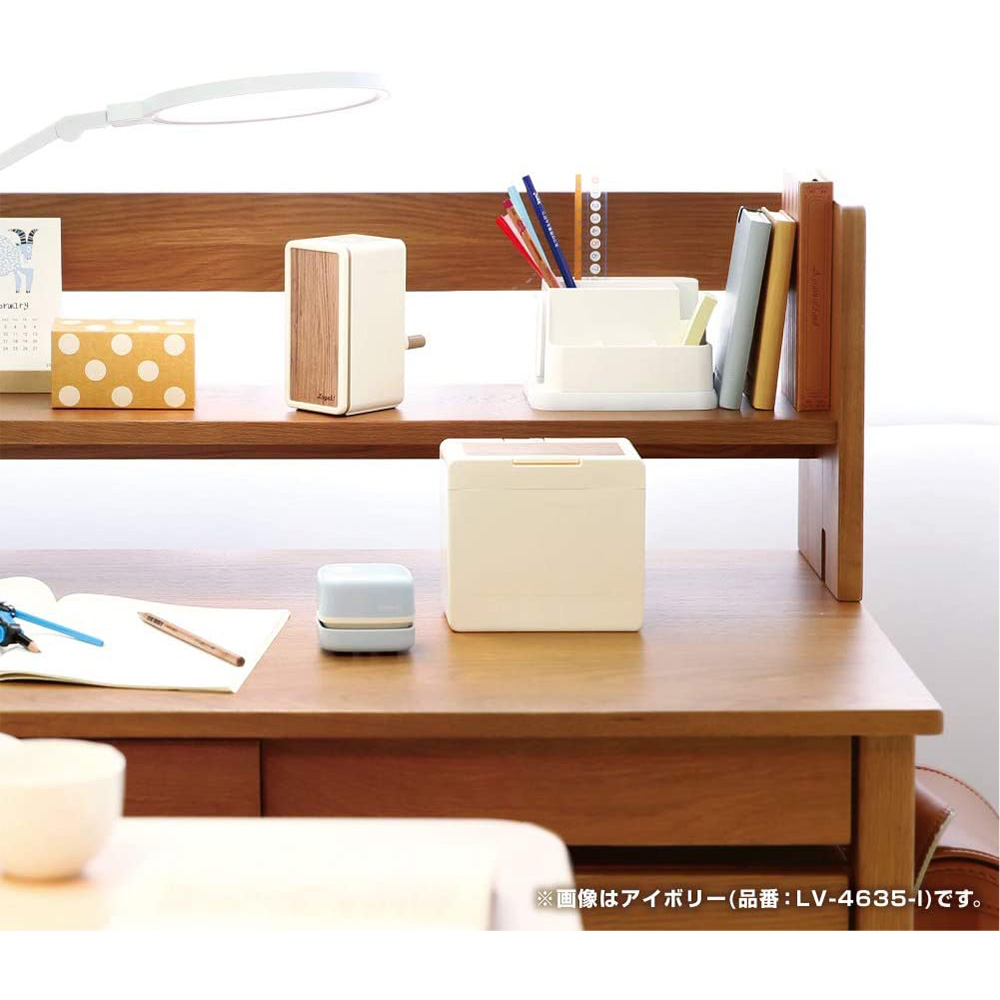 【龍品文創】日本SONIC 垂直手動筆機-LV-4635-白, , large